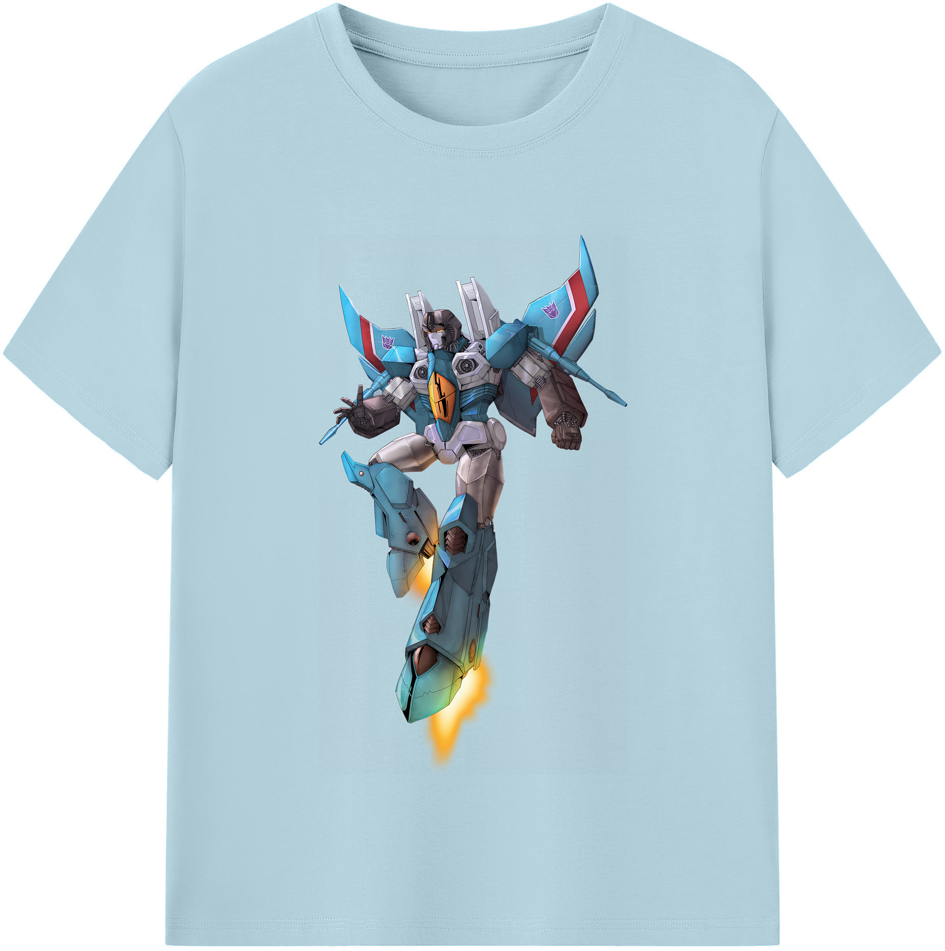 （画像用） Transformers トランスフォーマー 綿100％半袖Tシャツ（フロントプリント）